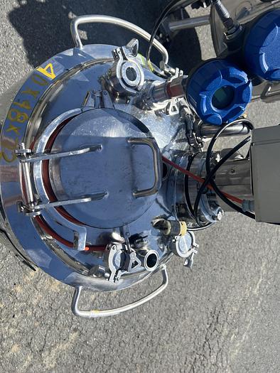 Used Reactor, 25 Gallon (100 Liters), 316L Stainless Steel, Jacketed, Agitated #S745441