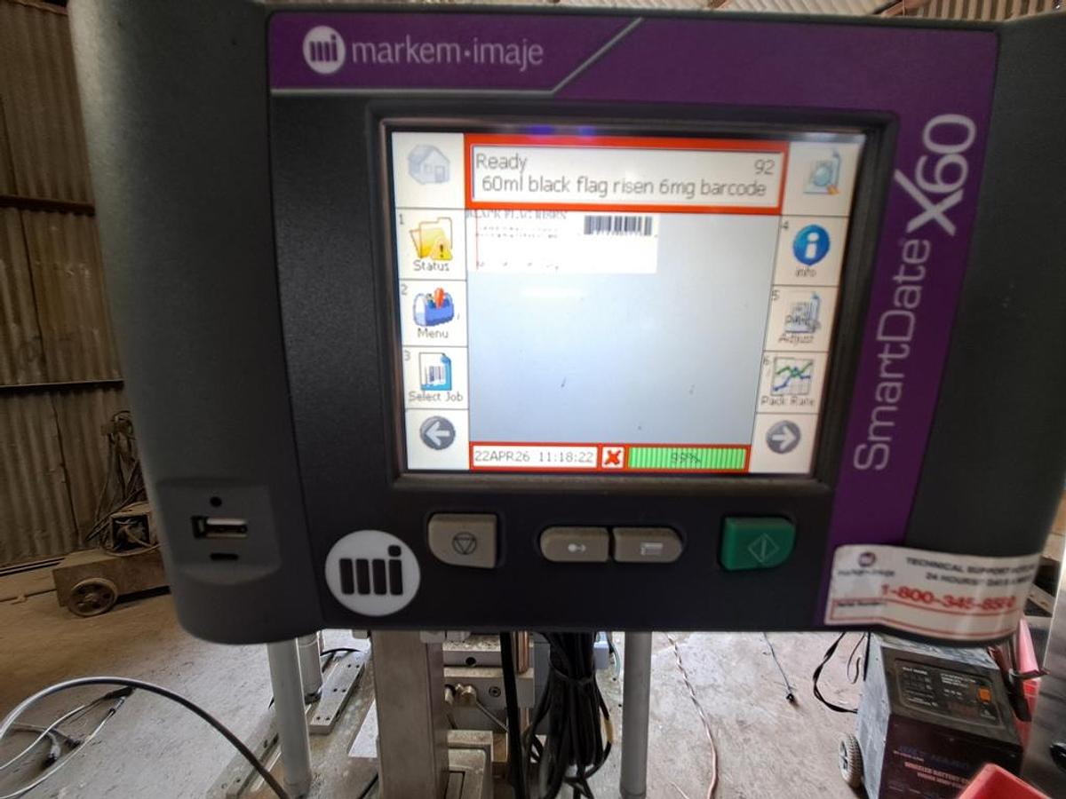 Used Printer, Thermal Printer, Markem-Imaje SmartDate X60, 2014 #S745249
