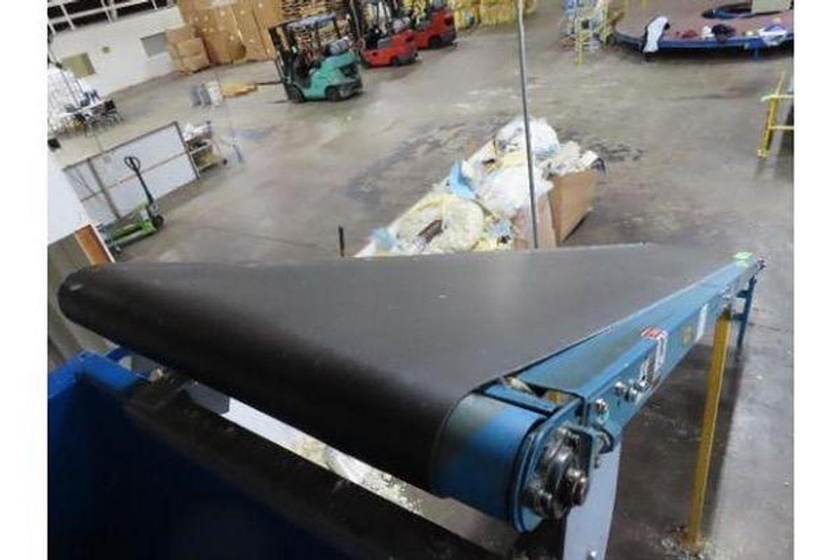 Used Shredder, Single Shaft, SSI SR-400E, 100 HP, 52" x 52", w/ Conveyor, #