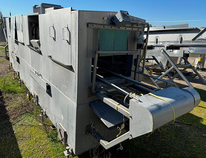 Used Washer, Crates, Trays, Stainless Steel, 24" x 21.5' Long, 2-Zone #S745476