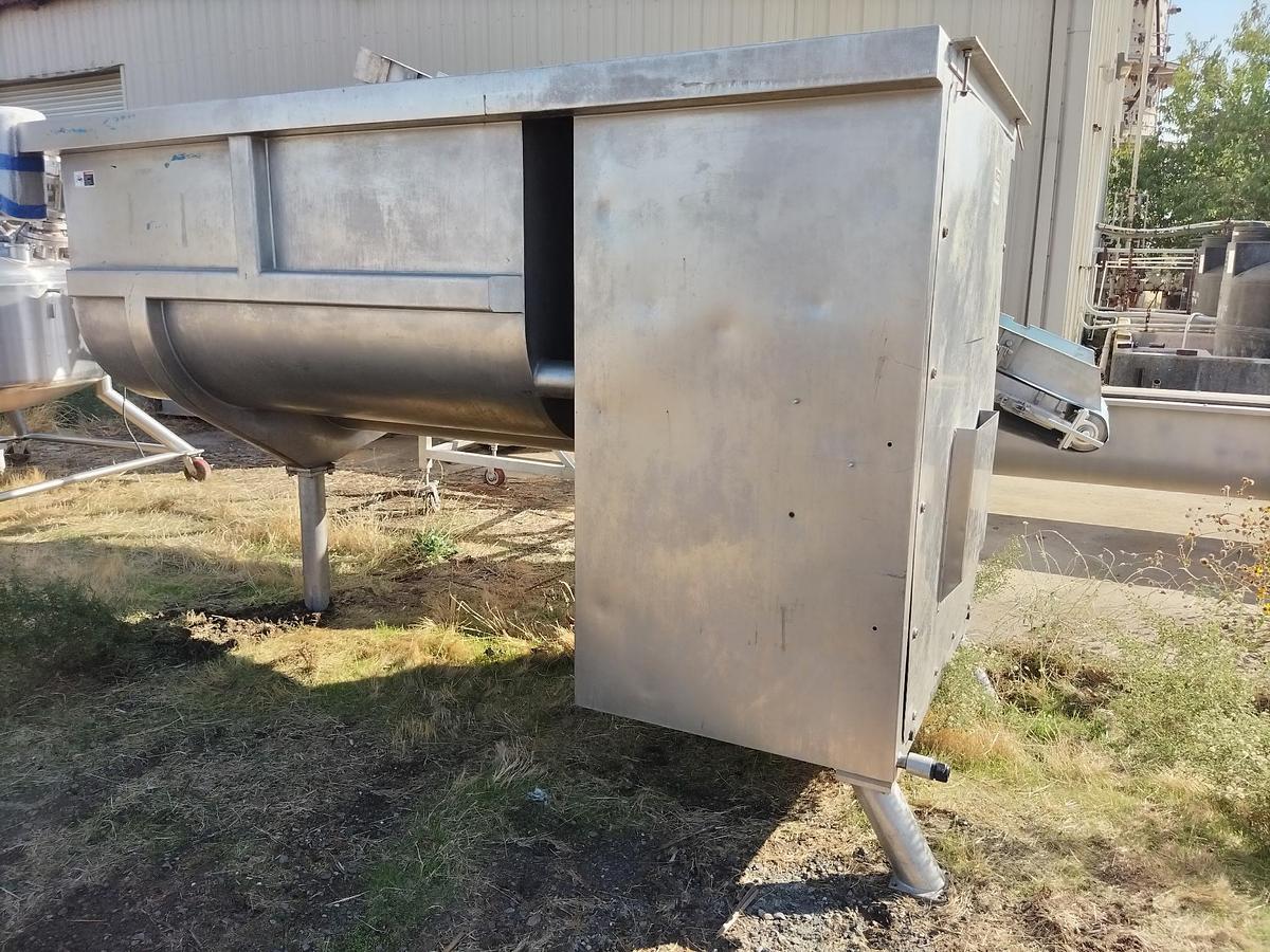 Used Mixer, Paddle, 75 CF, Stainless Steel, 30 HP