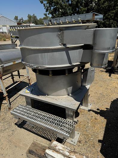 Used Screen, Sweco, 48", Stainless Steel, Single Deck, 2.5 HP, #5880216