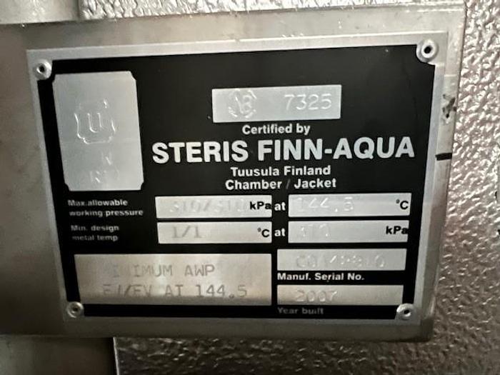 Used Autoclave, 49" x 72" x 96", Stainless Steel, Finn-Aqua Steris #4903226