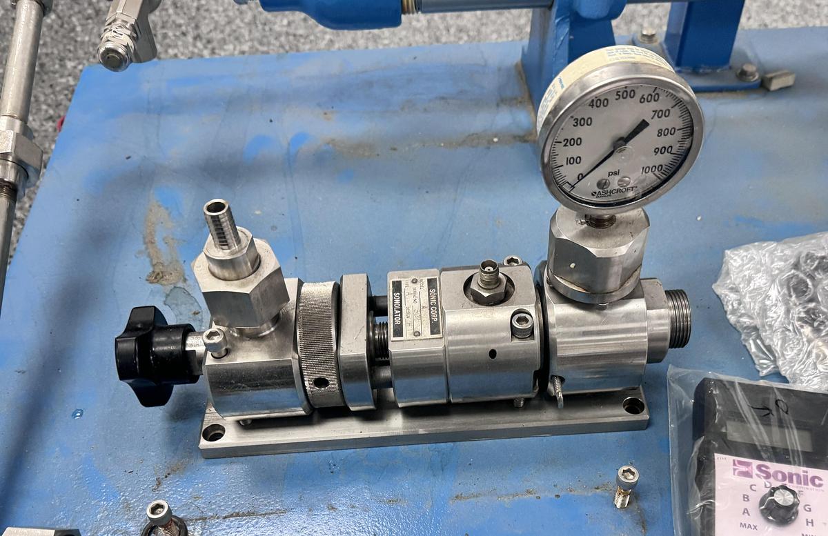 Used Homogenizer, High Pressure, Sonic Sonolator, A15-ISO-10A, 3 HP, #