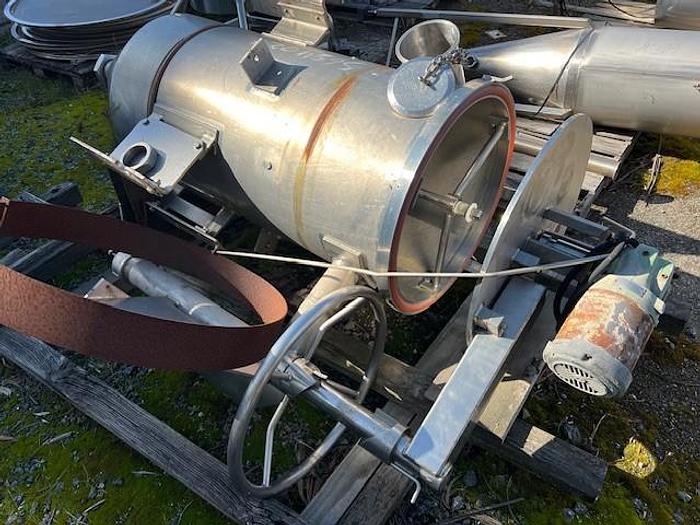 Used Tank, 125 Gallon, 316 Stainless steel, 2' X 4', Flash/Surge, Agitated, Cheese #S694027