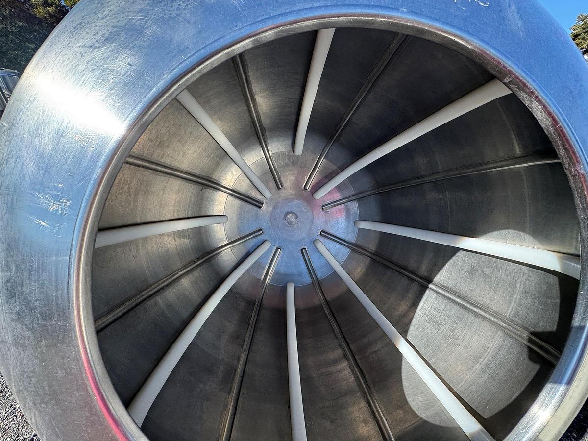 Used Coating Pan, 48" Diameter, Stainless Steel,  Baffles, (4) Available, #5991573