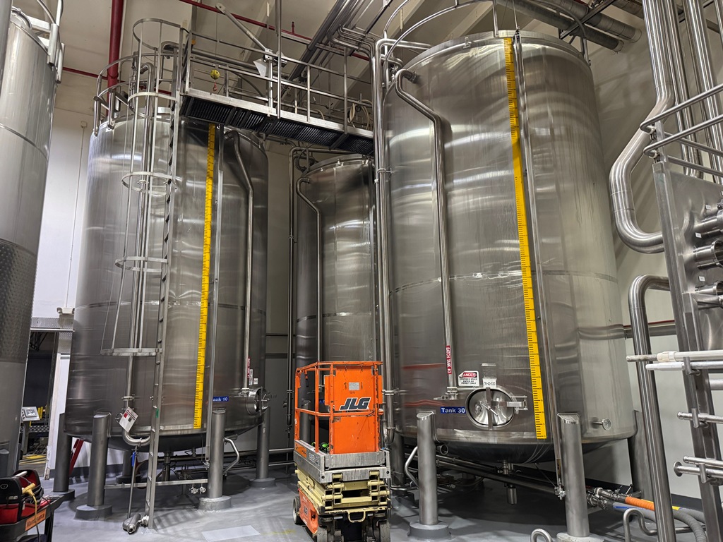 Used Tank, 10,000 Gallon, Watson Metal Masters, Agitated, Stainless Steel, Insulated, Qty 3, #5991624