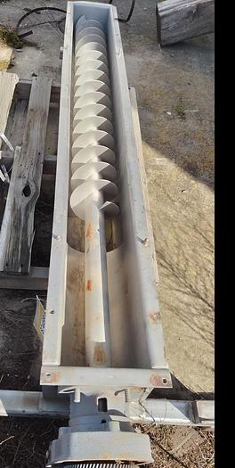 Used Conveyor, Screw, 6" x 72", S/st, Trough, Less Drive #S745024