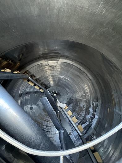 Used Tank, 1,700 Gallon, Stainless Steel, Double Agitation, Feldmeier, #5990996