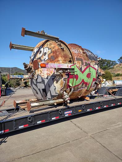Used Reactor, 3,500 Gallon, 347 S/st, 15 PSI, Jkt, Agit, Clad #S631500