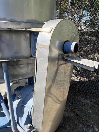 Used Tank, 800 Gallon, 316 Stainless Steel 5' X 6', Hot Break, Coil, #S691360