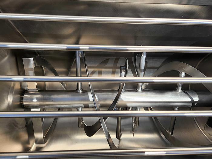 Used New 2.5 Cubic Foot Stainless Steel Ribbon Mixer, 1.5 HP