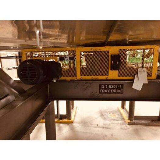 Used Wyssmont OE-32 Turbo Tray Dryer, 96” Diameter, Stainless Steel, (32) Trays - #