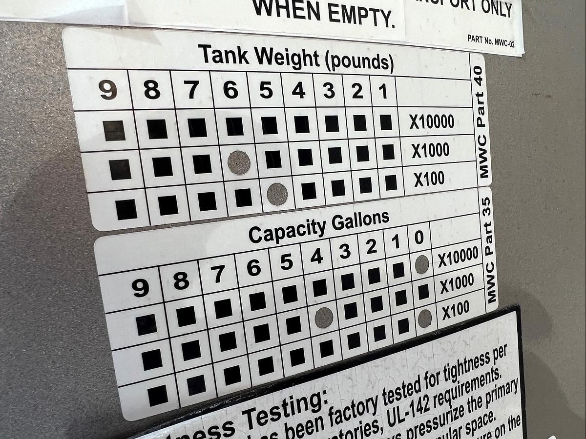 Used Tank, 4,000 Gallon, Stainless Steel, UL-142, Double Wall Containment #S745126