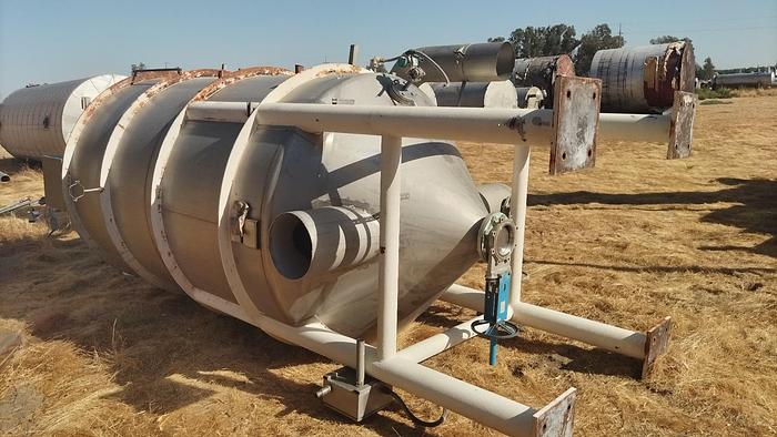 Used Tank, 3,000 Gallon, Stainless, 6'x16',  DT/CB, Hicks #S745054