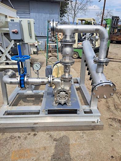 Used Pump, Centrifugal, 30 HP, Nikuni, Mdl KTM65S2, Bubble Generator