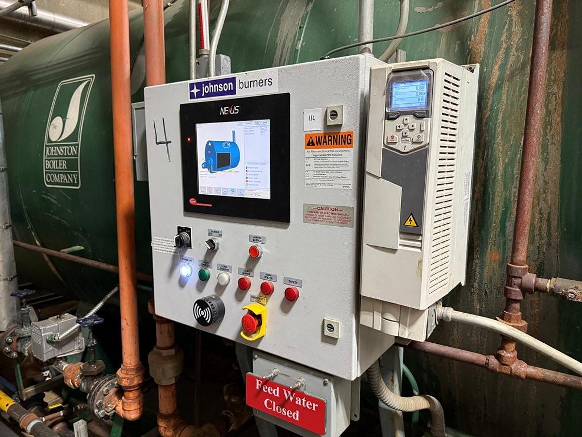 Used Boiler, 300 HP High Pressure Steam, Johnston, NOXmatic Burner, Gas-Fired, #5991634