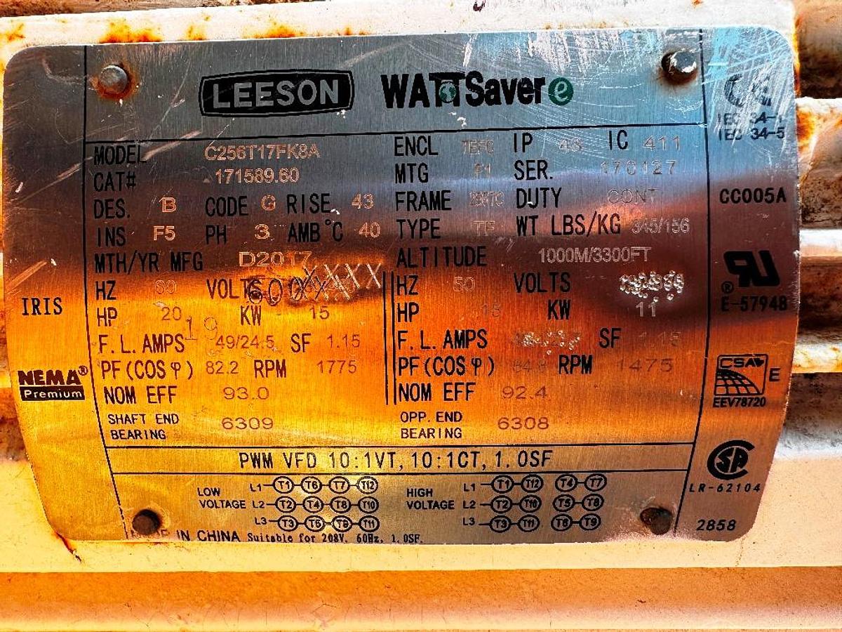 Used Mill, Disintegrator, 12", Stainless Steel, 20 HP, Corenco, M12A, #5991510