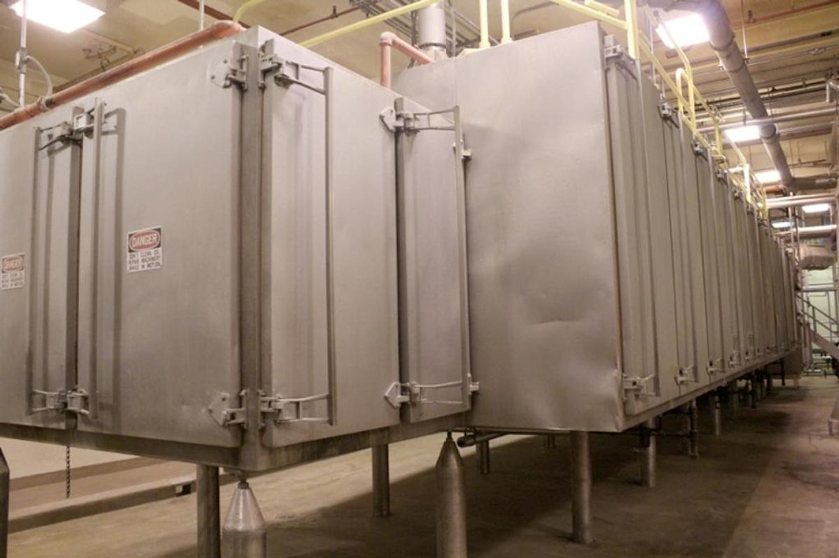 Used Dryer, Apron, 80" x 54', S/st, Proctor & Schwartz, Dbl Pass #5991902