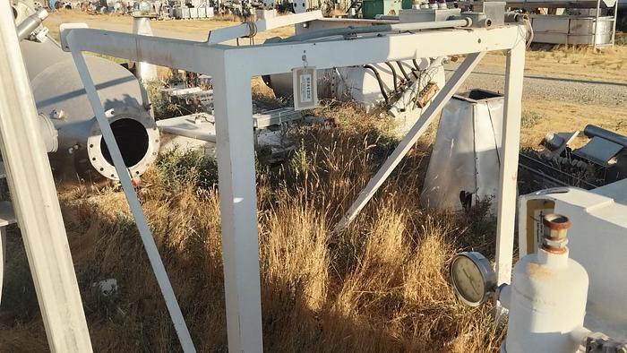 Used Dust Collector, Baghouse, 300 SF, 1400 CFM, S/st, #S741232