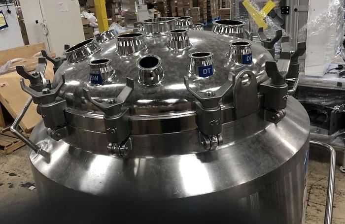 Used Reactor, 106 Gallon (400 Liter), Stainless Steel, Jacketed, 50 PSI Internal - #S745276