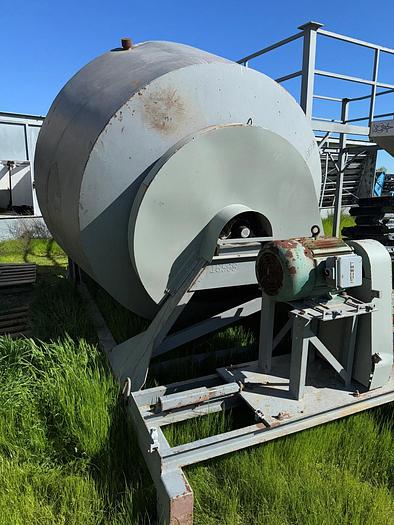 Used Mixer, Rotary, Drum, Doyle, 8-Ton, Stainless Steel, 7' x 8'6" #S745429