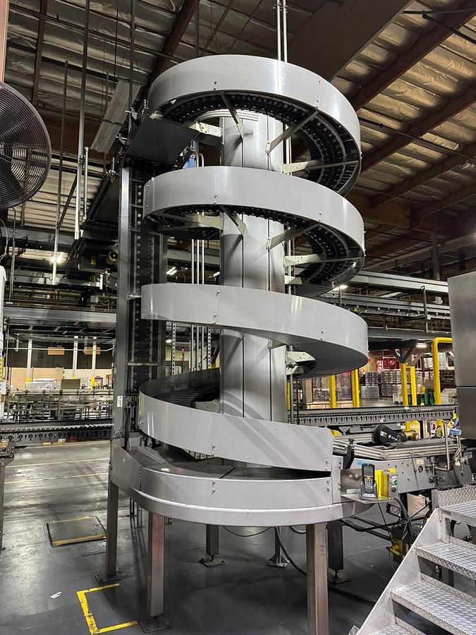 Used Bottling Line, 600–800 BPM, US Bottlers Filler, Sidel Labeler, Kisters TSP100V Shrink Wrapper, #5991609