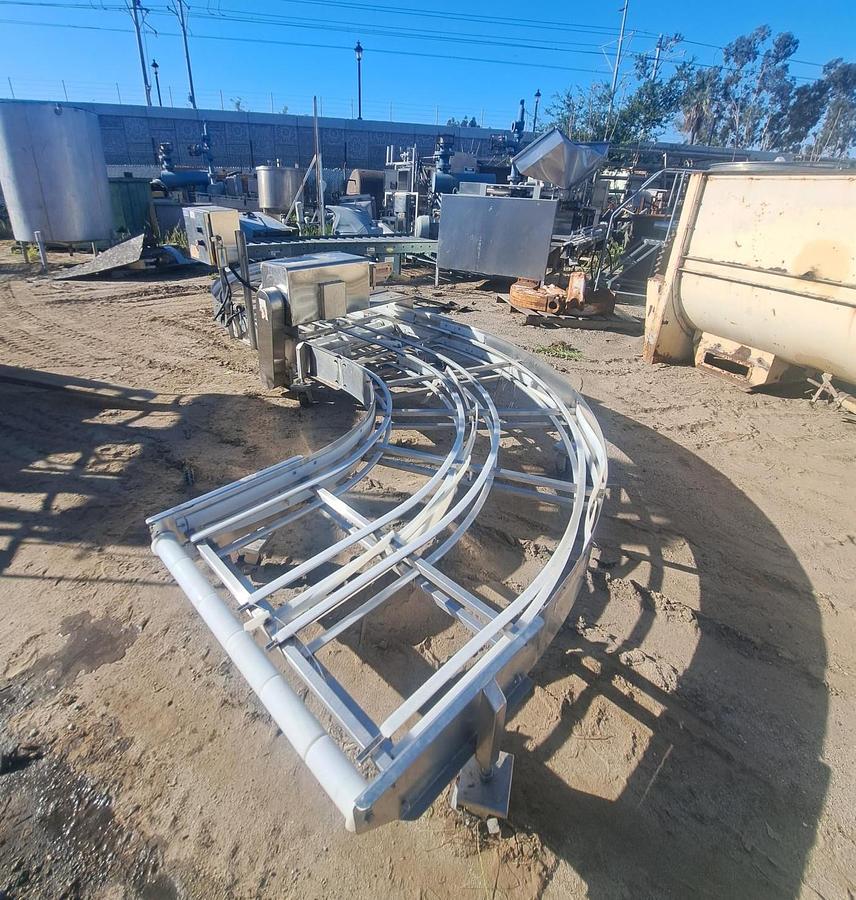 Used Conveyor, Belt, 36" x 20', Plastic, S Turn #C734663