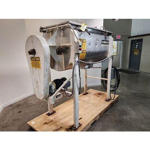 Used Ribbon Mixer, 18 Cu Ft, Stainless Steel, Jacketed, 5 HP - #