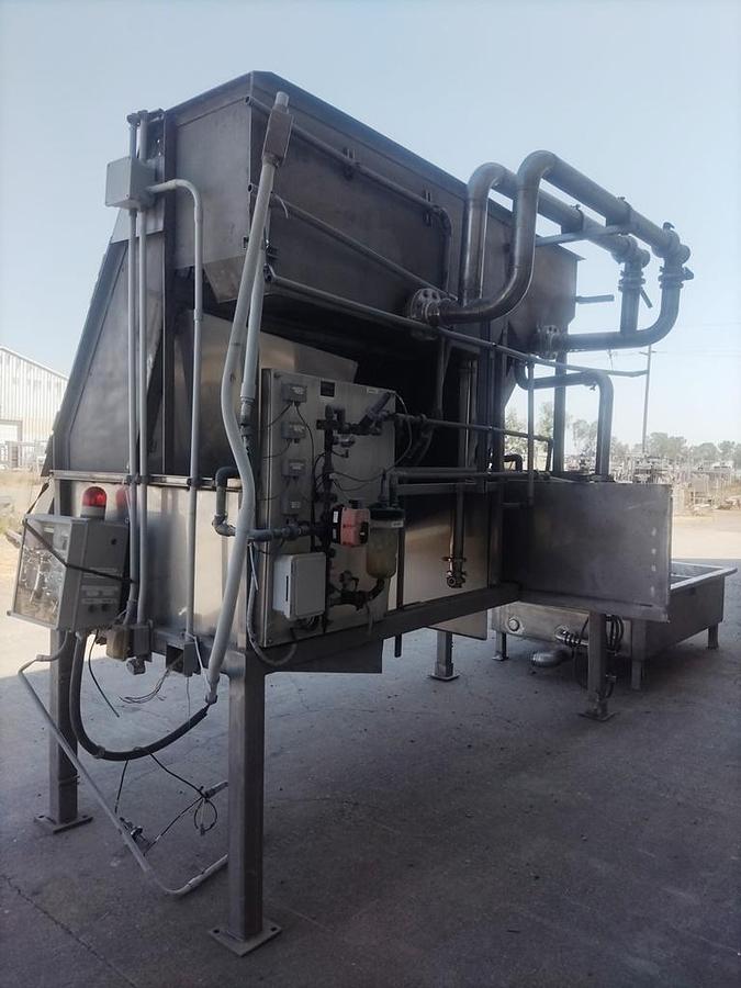 Used Screen, Parabolic, 72" & 48", Dual Hydro-Sieve, Stainless Steel, Conveyor, #5991707