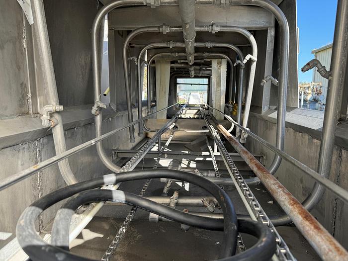 Used Washer, Crates, Trays, Stainless Steel, 24" x 21.5' Long, 2-Zone #S745476