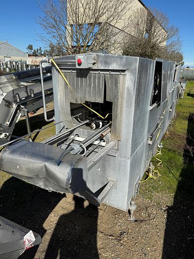 Used Washer, Crates, Trays, Stainless Steel, 24" x 21.5' Long, 2-Zone #S745476