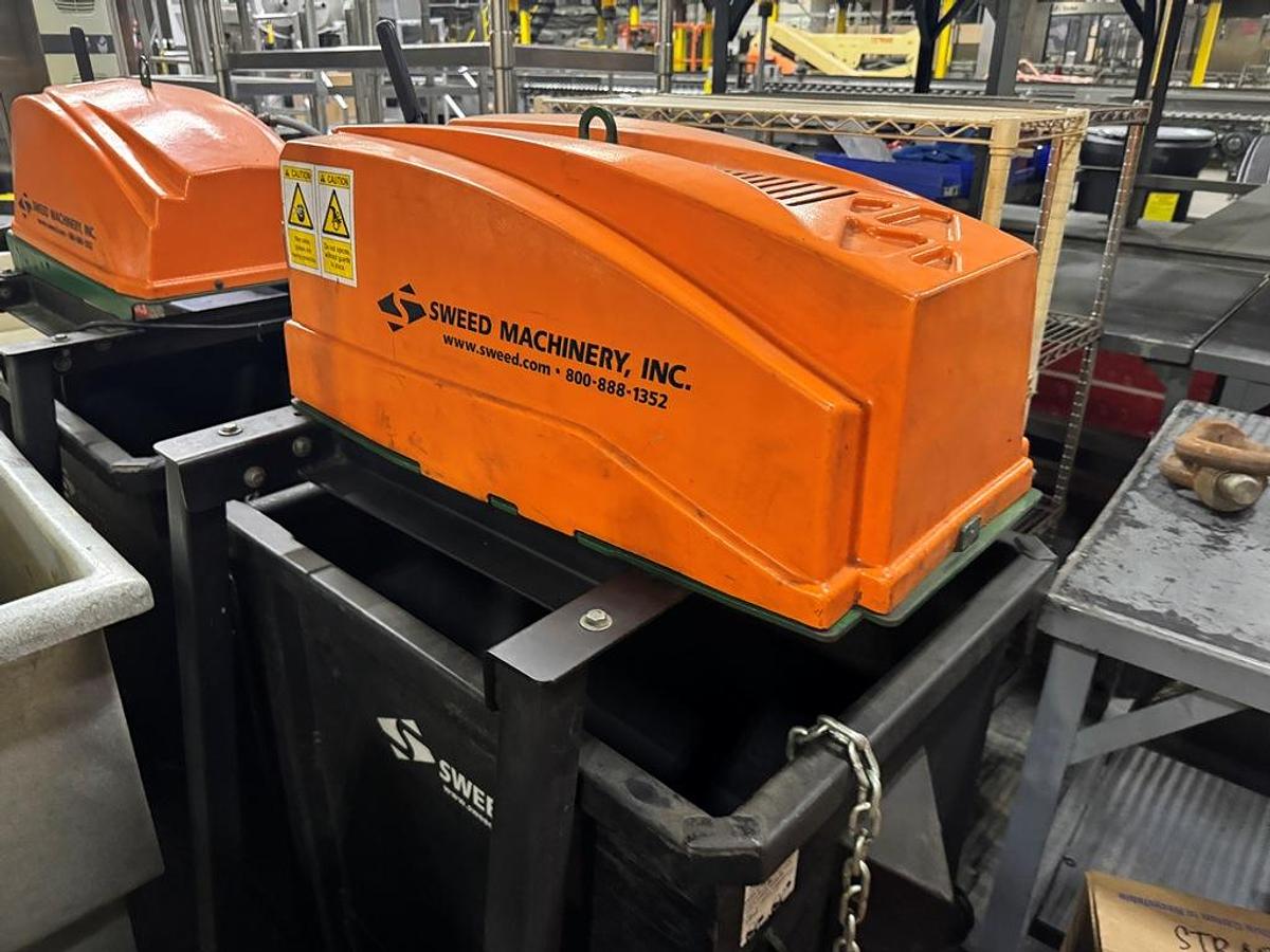 Used Bottling Line, 600–800 BPM, PET, US Bottlers Filler, Sidel Labeler, Kisters Shrink Wrapper, #5991608