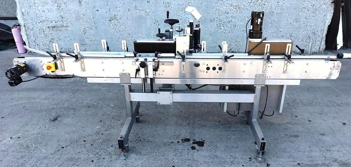 Used Labeler, Pressure Sensitive, Quadrel Econoline E100, 2017, Stainless Steel, #5991958