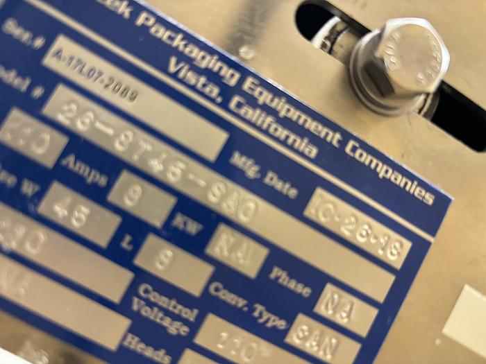 Used Filling Line, Bottle, Accutek, 2 oz, Filler, Labeler, Capper, #5991316