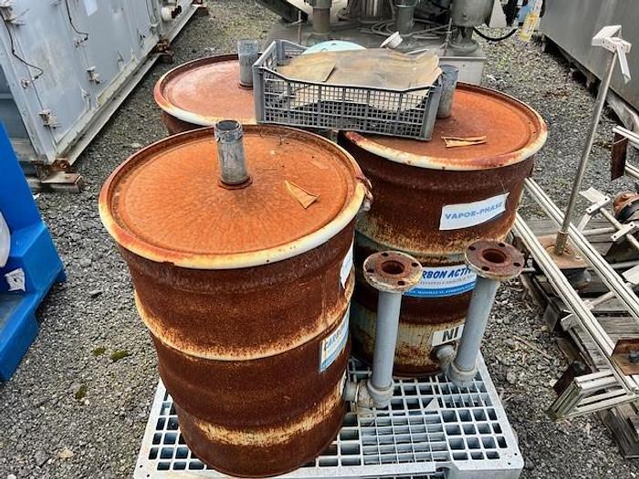 Used Scrubber, Solvent Recovery, 600 CFM, S/st, Chiller, Carbon, #C737471