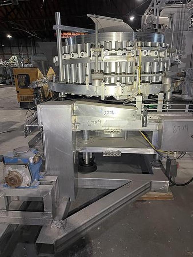 Used Filler, Piston, 40-Head, Rotary Piston Filler, Zacmi , Model 0295/40/3, #5991916