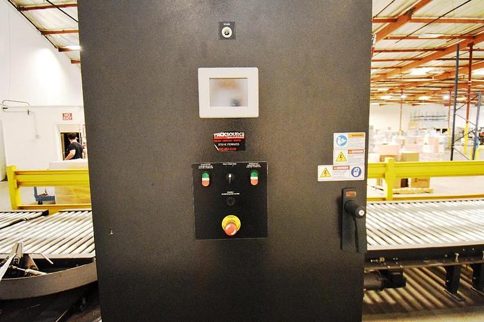 Used Wrapper, Pallet, Wulftec, WCA-SMART, Powered Roller Conveyor, #5991045