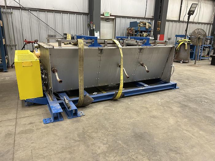 Used Dryer, Paddle/Ribbon, 20 Cu. Ft., Stainless Steel, Jacketed Trough, #5991230