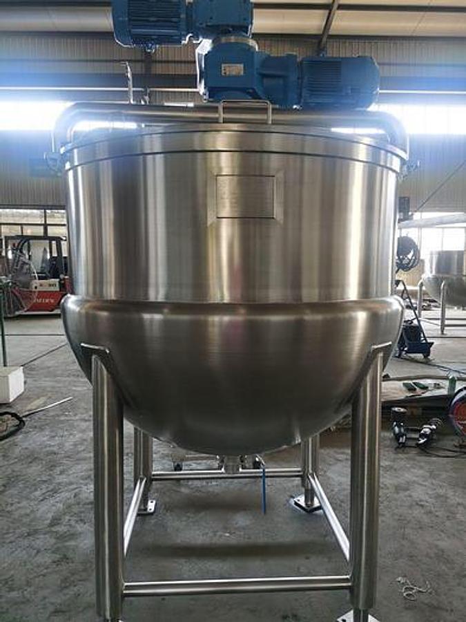 Used Kettle, 300 Gallon, 316 Stainless Steel , Jacketed, Double Motion, #5991830