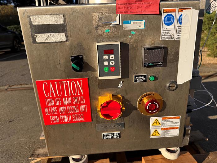 Used Reactor, 13.2 Gallon (50 Liter), Single Use, Stainless Steel, HyClone, 14" x 28" #5991242