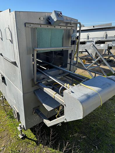 Used Washer, Crates, Trays, Stainless Steel, 24" x 21.5' Long, 2-Zone #S745476