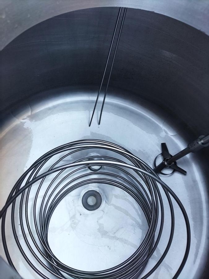 Used Tank, 198 Gallon (750 Liter), Agitated, 316 Stainless Steel, 15 PSI, Lee Industries, #5991486