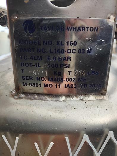 Used Tank, 42 Gallon, S/st, Cryogenic, Taylor-Wharton, Mdl XL-160 #S744926