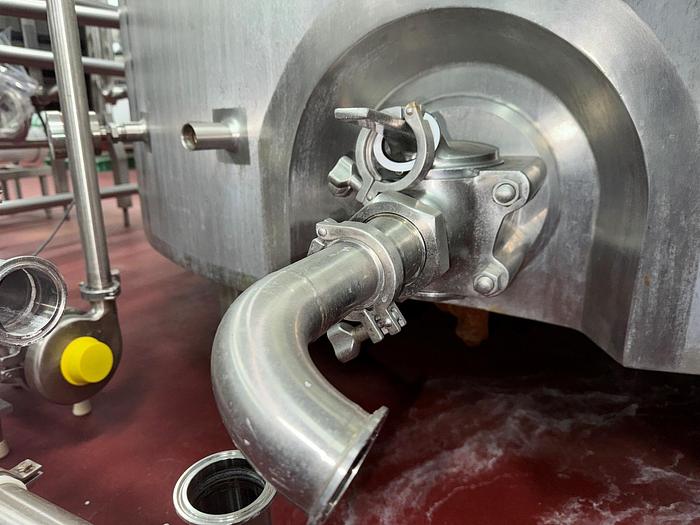 Used Tank, 2,000 Gallon, Stainless Steel, Jacketed, Agitated, APV Crepaco , #5532787