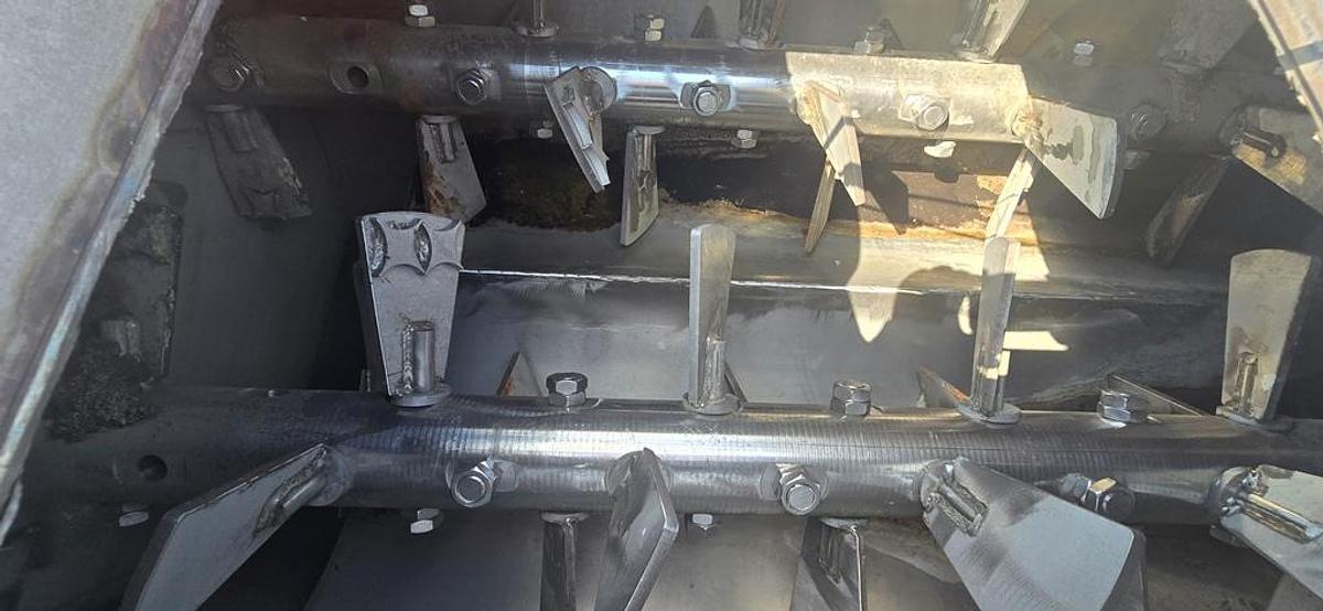 Used Mixer, Paddle, Hayes & Stolz, DA20 × 08FT, 304 Stainless Steel, Continuous, #5991950