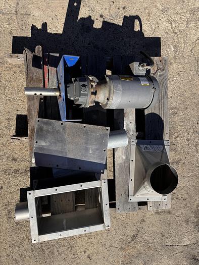 Used Conveyor, Screw, 3" x 8.5', Stainless Steel, Flexicon, #5991133