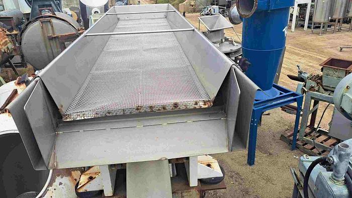 Used Screen, 2' X 7', Deamco, Vibratory, S/st, Eccentric, Food Gr #S733894