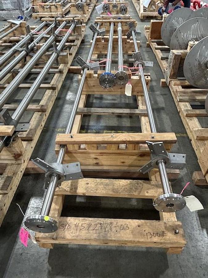 Used Reactor, 20,000 Gallon, 304L Stainless Steel, Equipromex, Vertical, Continuous Bleacher, 50 PSI/FV, 316L SS Coil, Agitated, Unused, #5991586