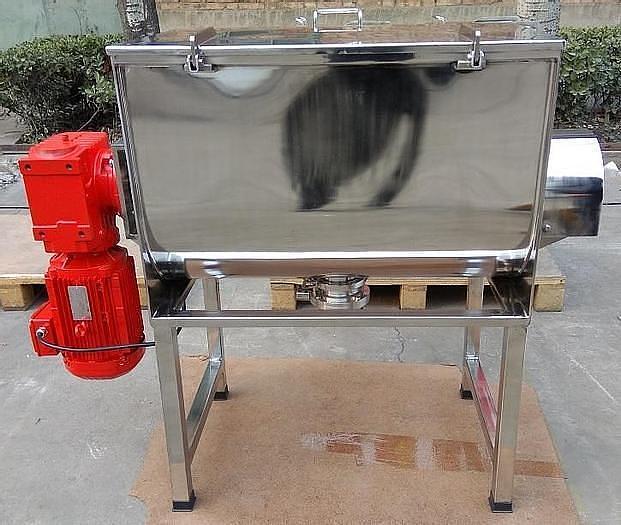 Used New 5 Cubic Foot Stainless Steel Ribbon Mixer, 3 HP